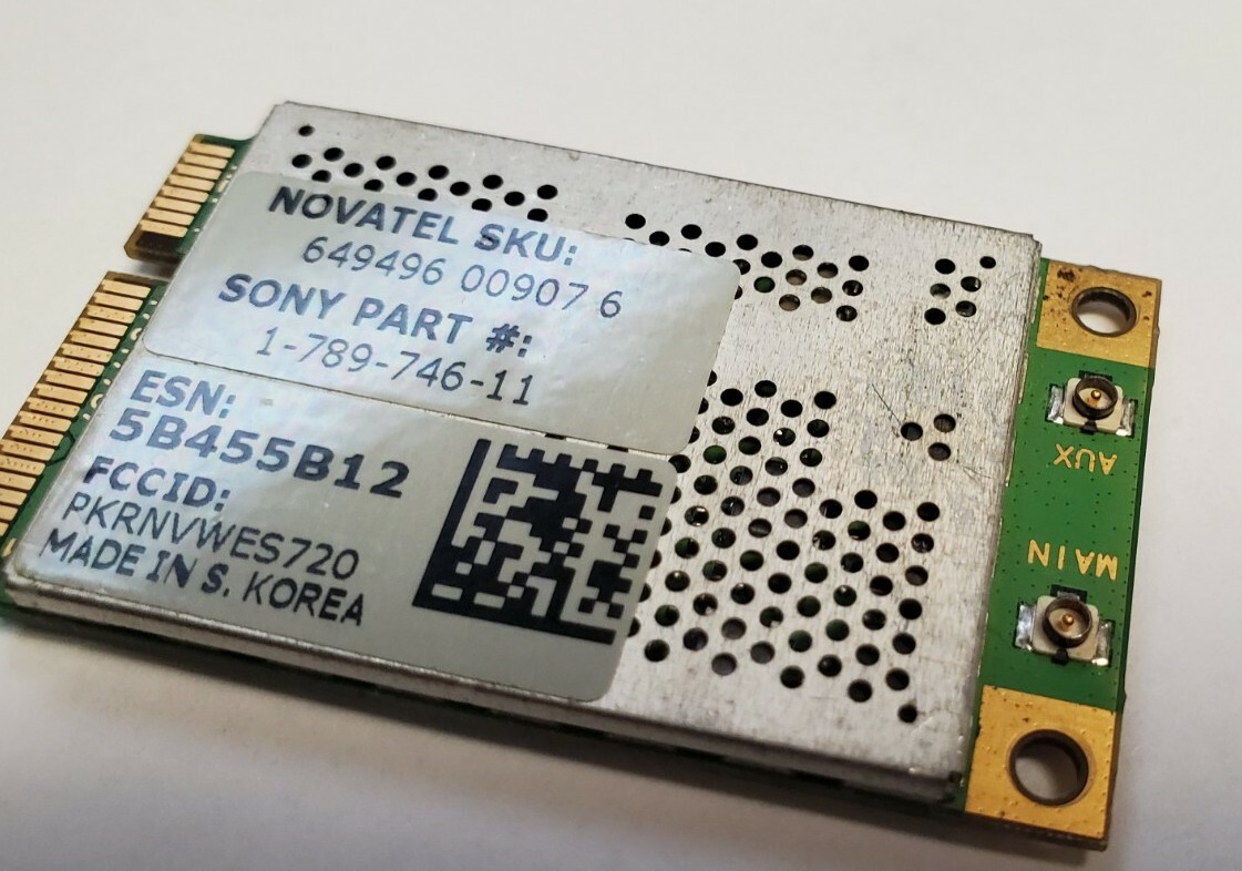 Sony 1-789-746-11 WIRELESS WWAN CARD Mini-PCI Card