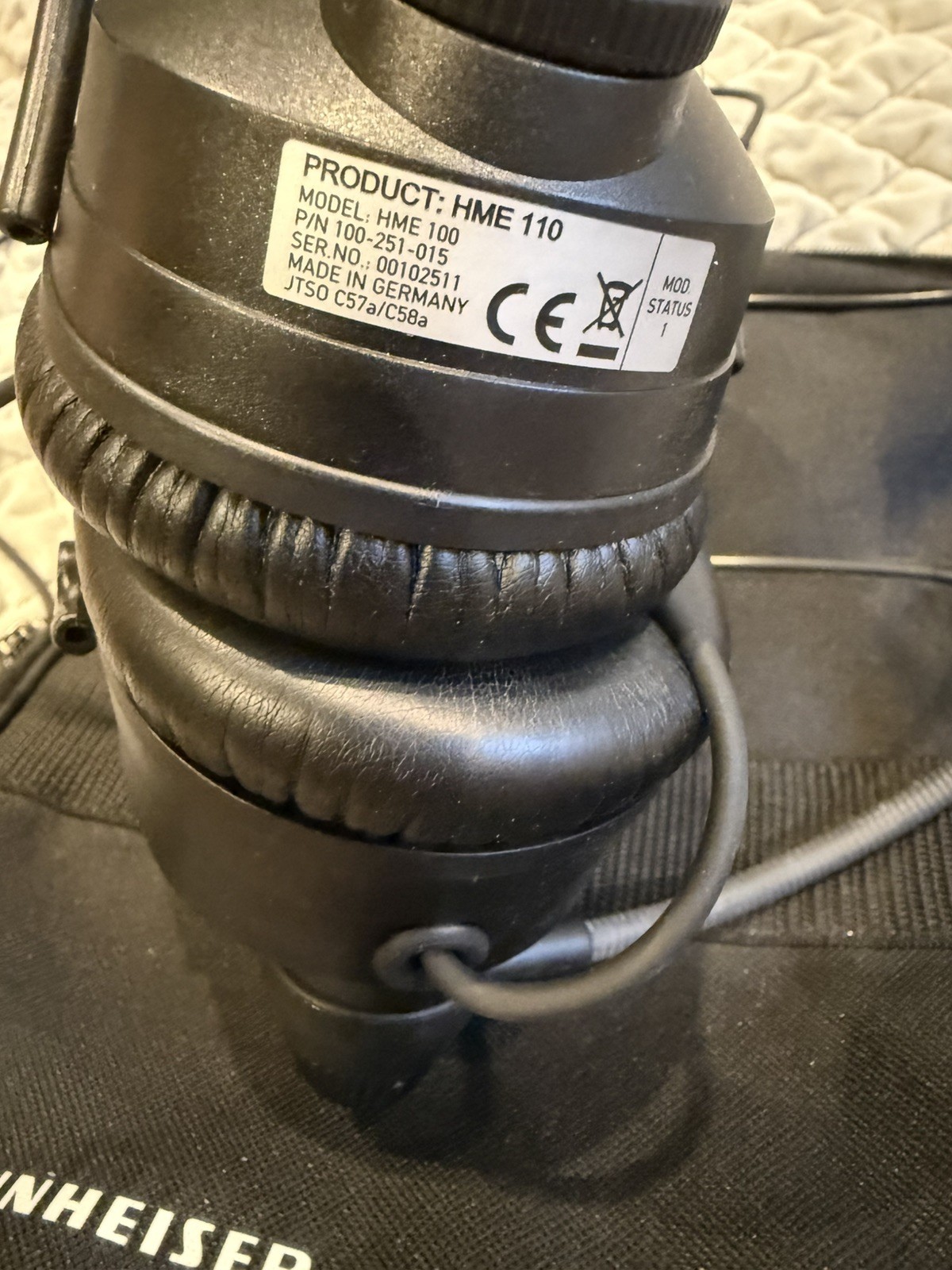 Sennheiser Aviation Headset - HME 110 USED
