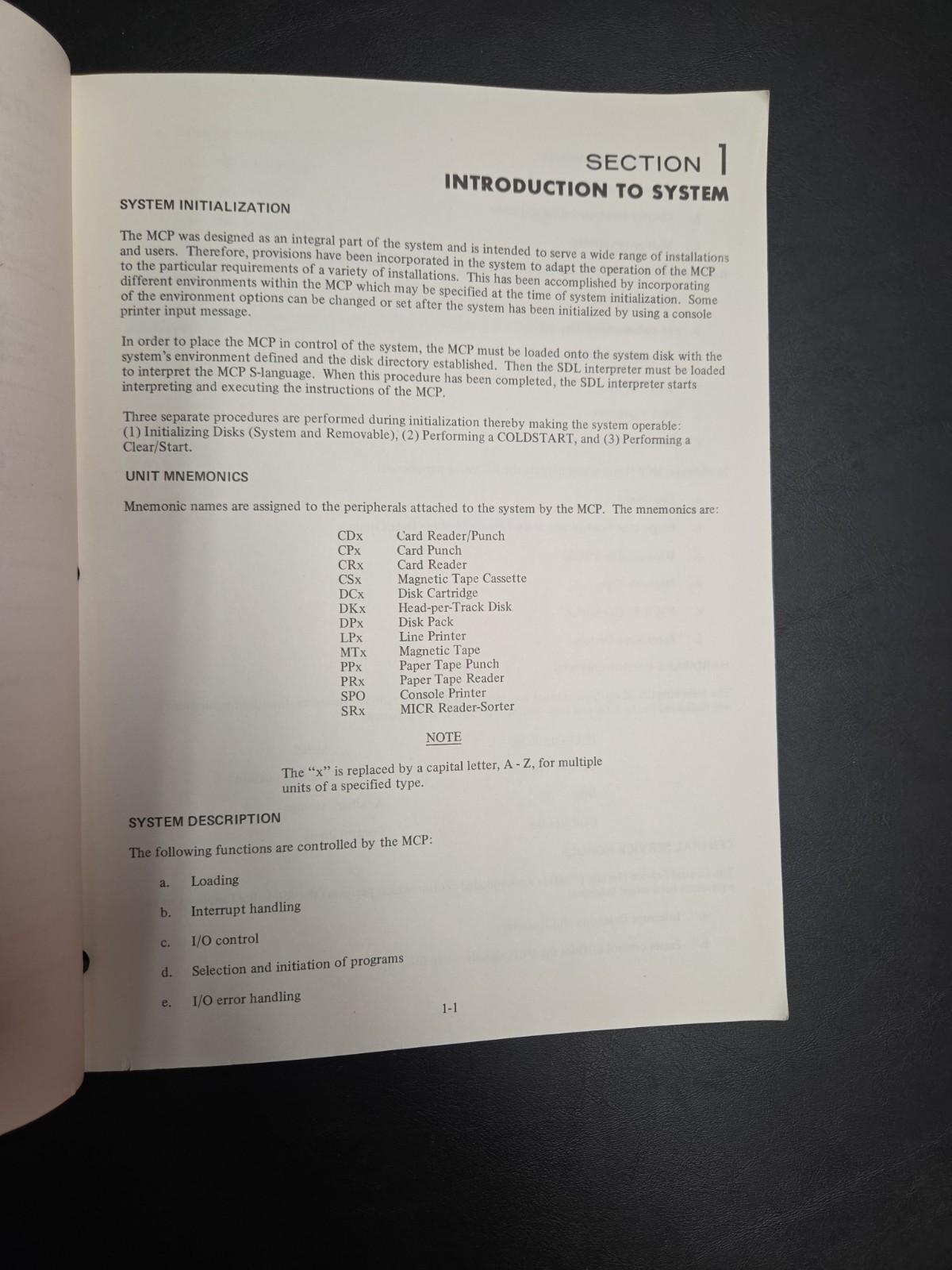 Burroughs B1700 Systems System Software Operational Guide 1976