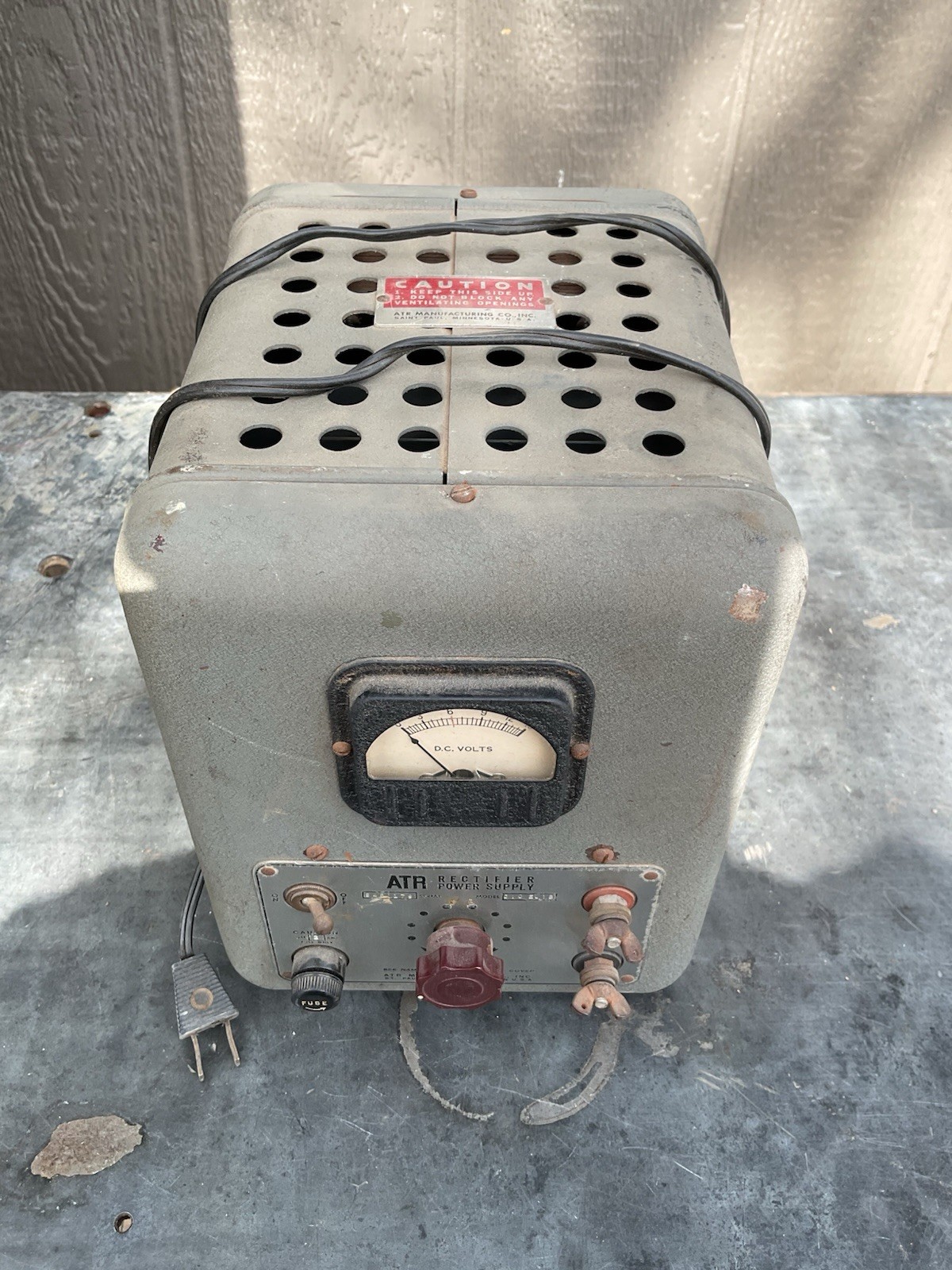 Vintage ATR Rectifier Power Supply | Model 610 Made in USA Powers On