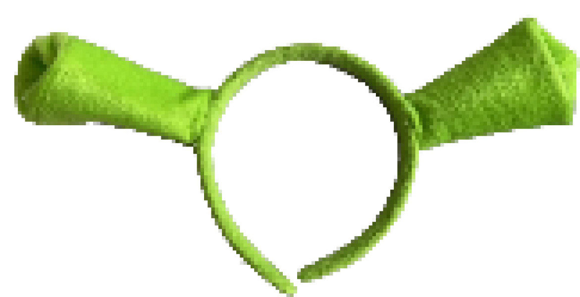 Adult Shrek Ogre Ears Headband