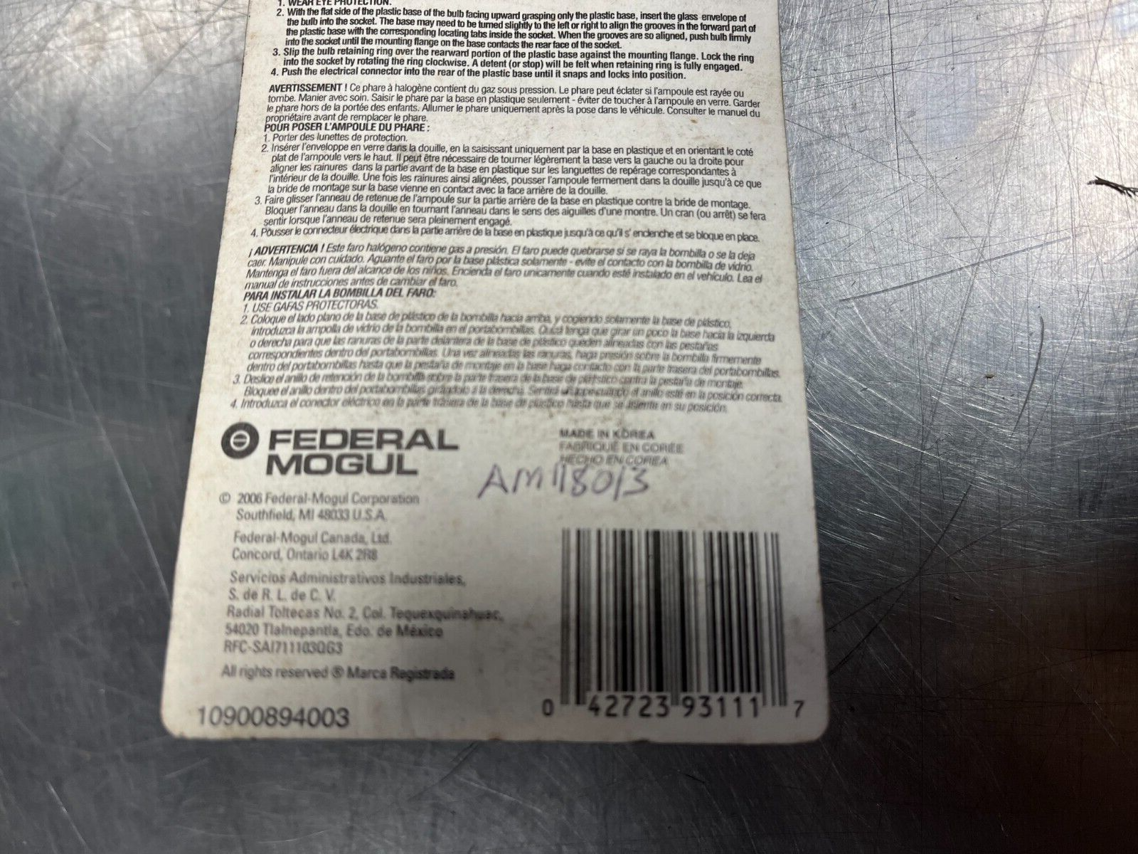 AM118013 John Deere Halogen Bulb
