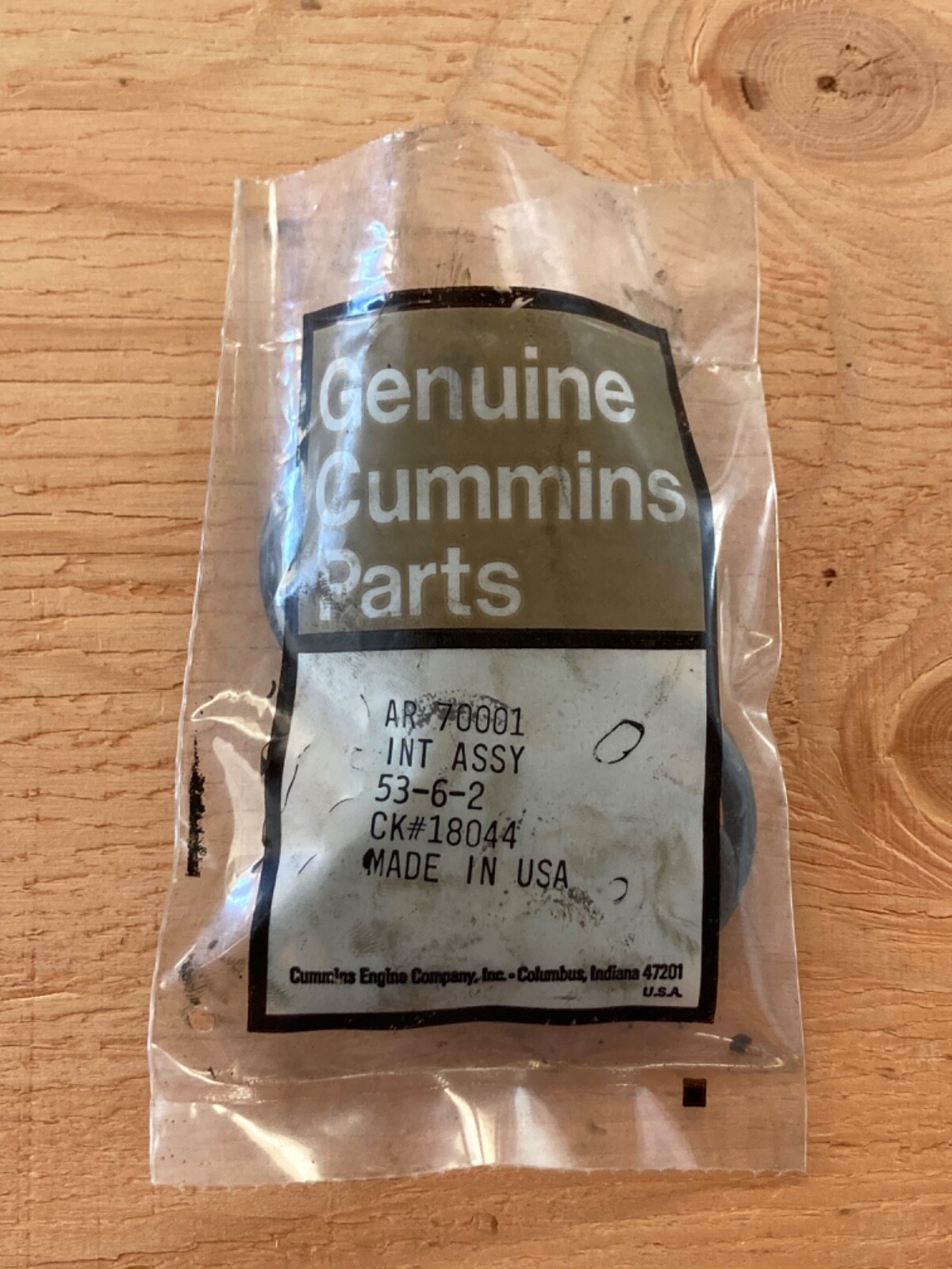 Cummins AR 70001 ( Qty 1 ) Genuine Parts Made in USA - NOS Open Package