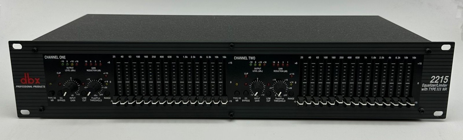 DBX 2215 Dual 15-Band Graphic Equalizer / Limiter