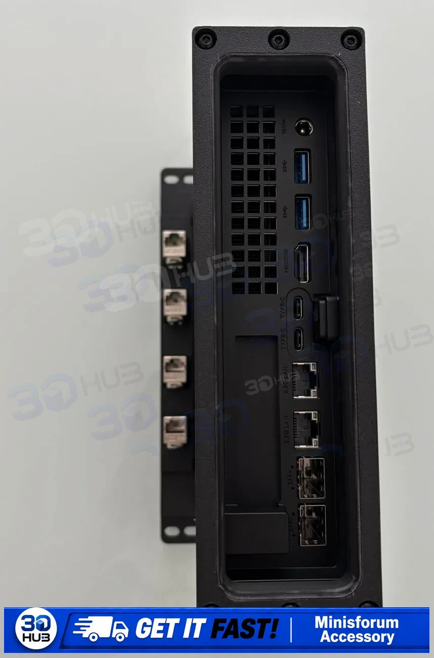 10 Inch 2U Rackmount Enclosure MINISFORUM MS-A2 MS-A1