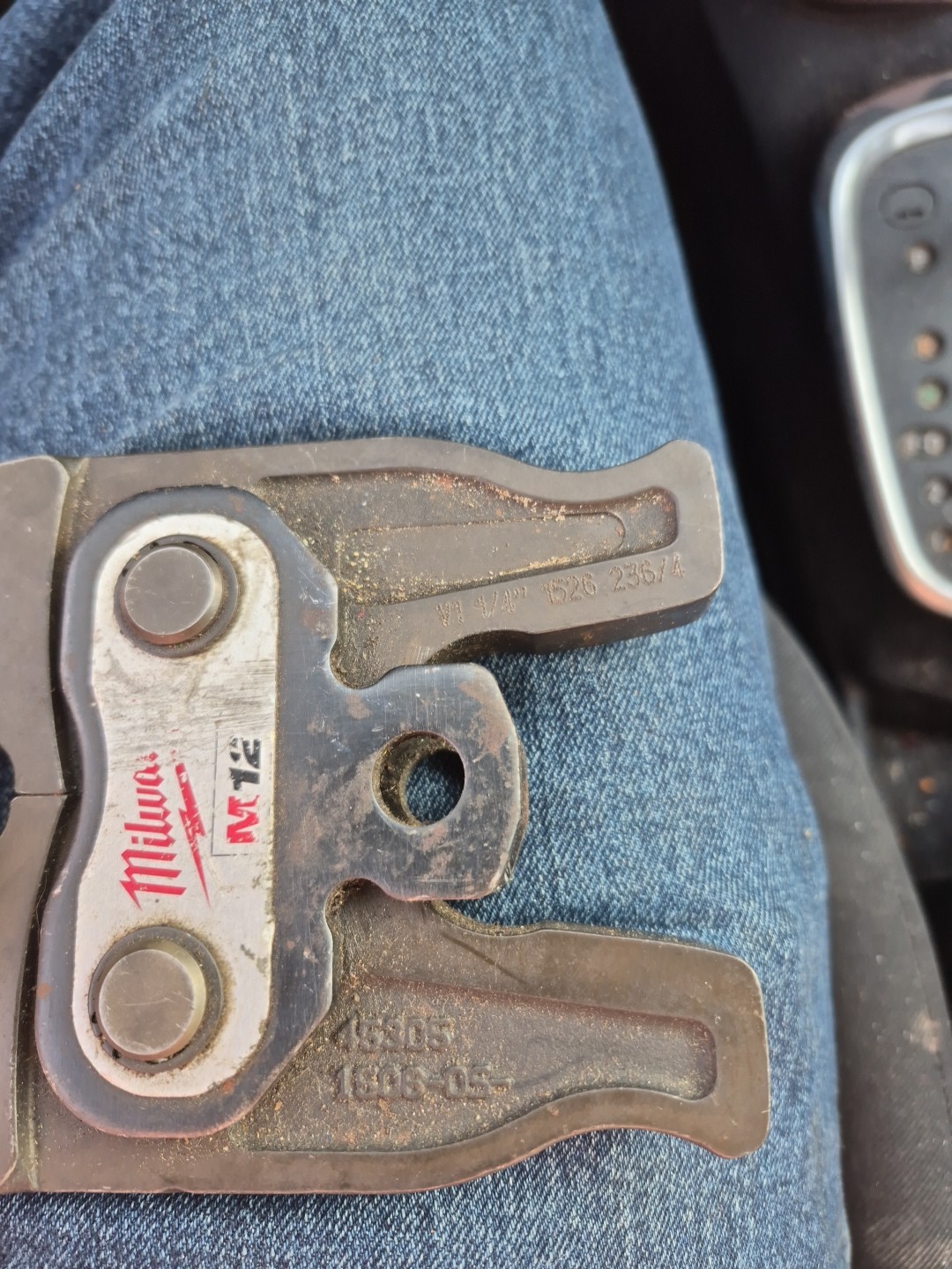 M12 V 1-1/4" Copper Press Jaw (Milwaukee Tools)