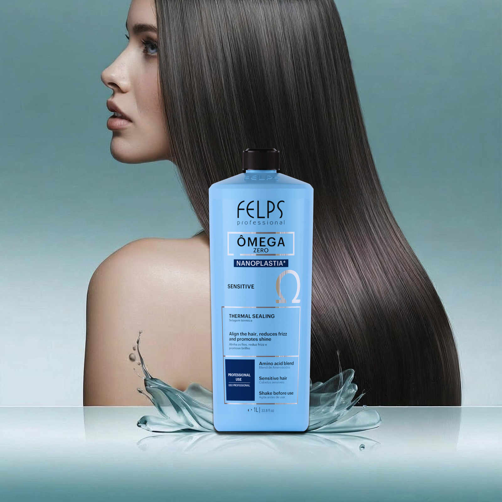 Felps Professional Brazilian Omega Zero Nanoplastia Sensitive 1L / 33.8fl.oz