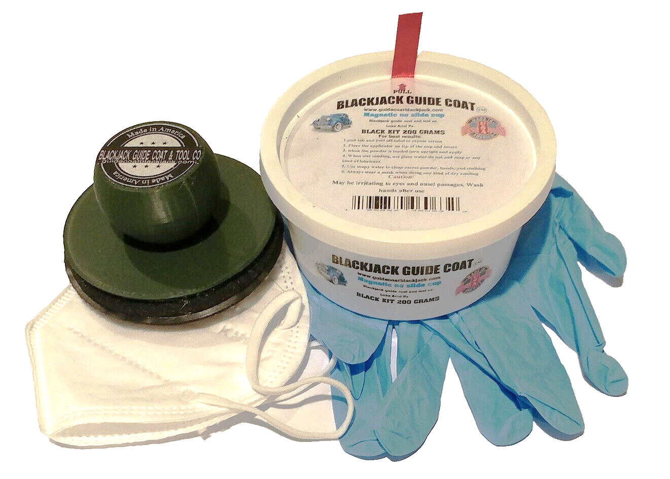 GUIDE COAT POWDER BLACK KIT 200 GRAMS- RECEIVE IN 2 TO 4 DAYS
