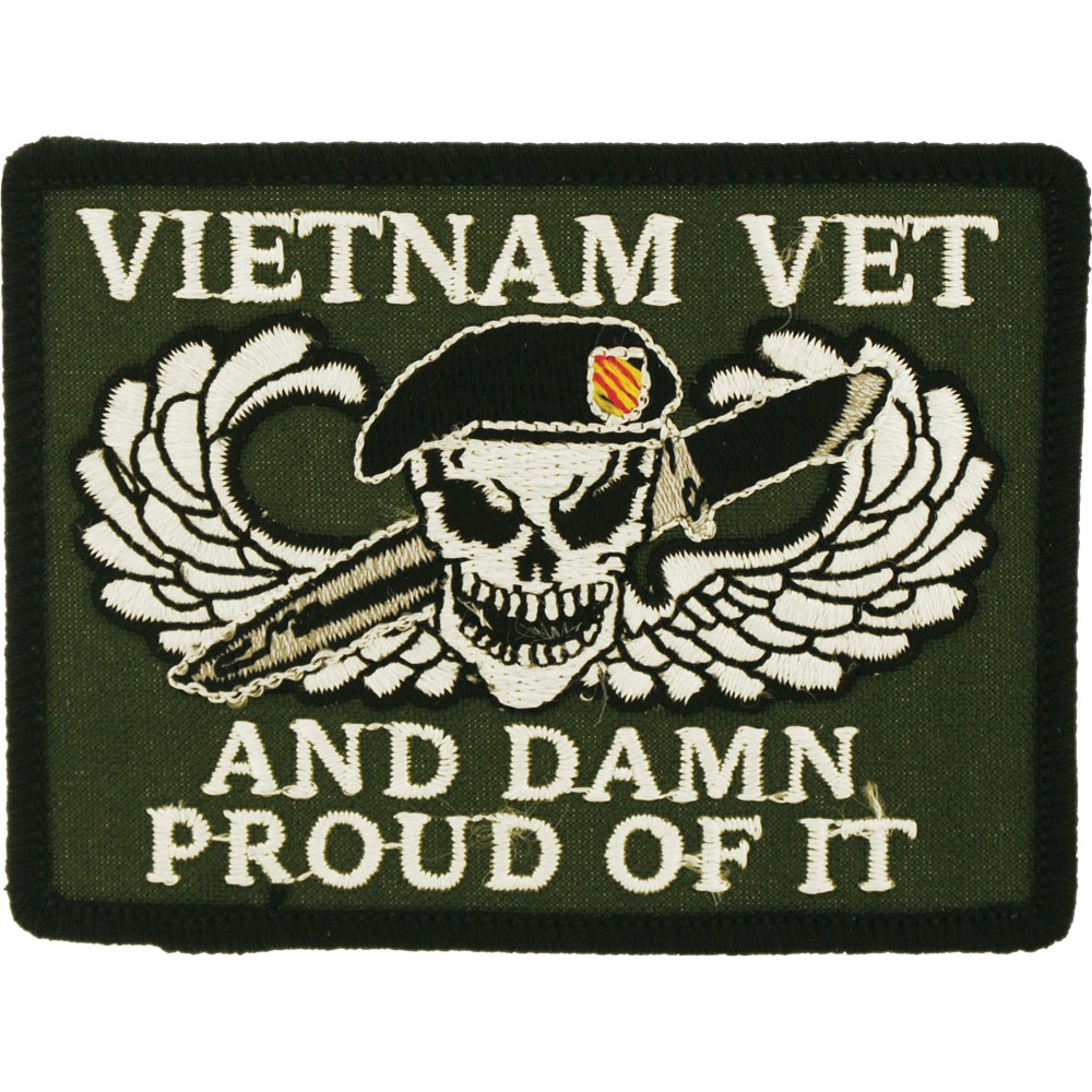 Vietnam Vet Proud Patch  PM0806 (M)