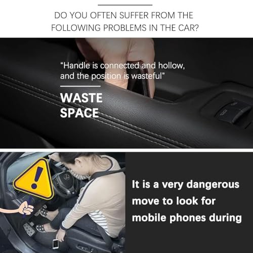 2PCS for Handle Storage Box Organizer, Compatible with Cadillac XT5 Front Door