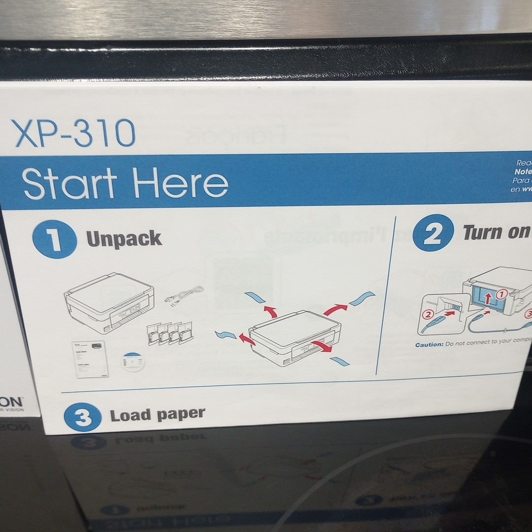 Epson XP-310 Small-in-One Printer Manuals, Quick Guide & Software CD Disc Driver