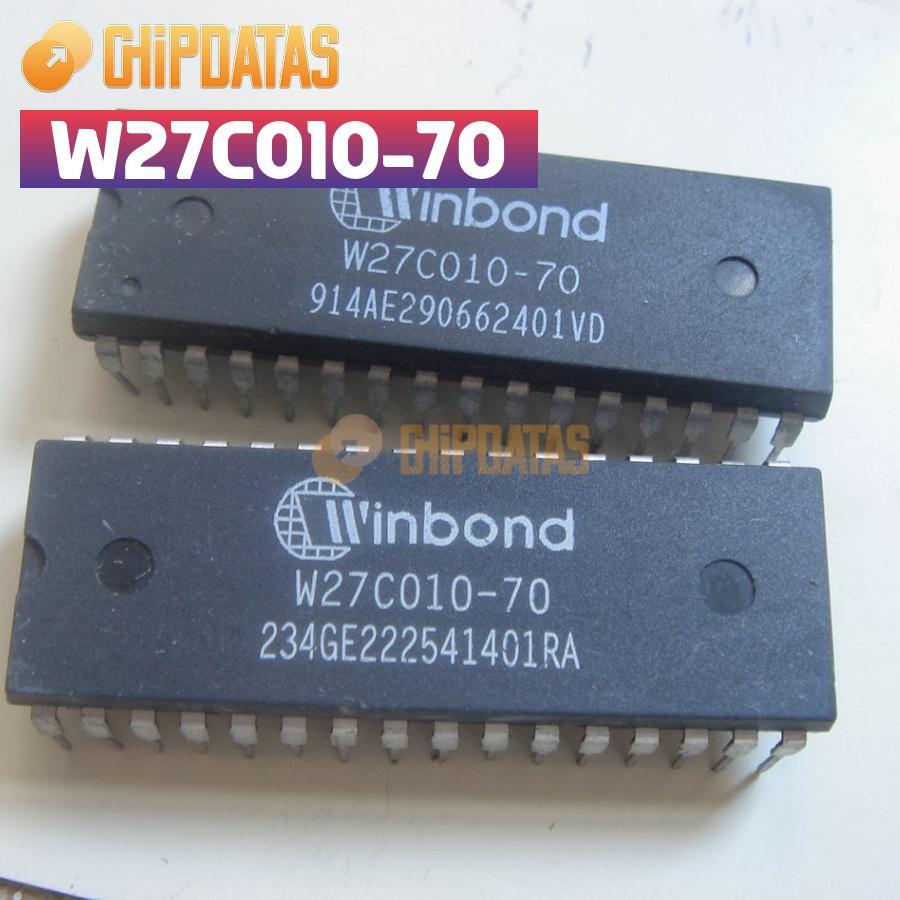 3PCS New Winbond W27C010-70 DIP-32 EEPROM IC