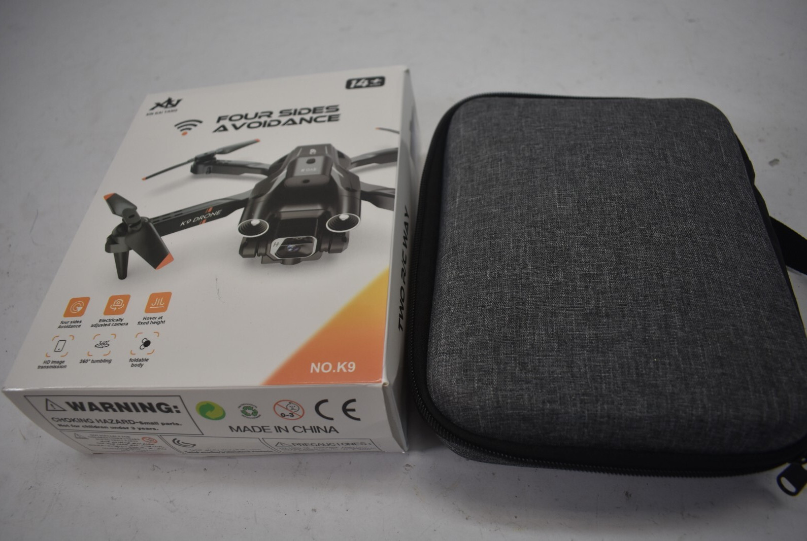 Xin Kai Yang K9 Drone Four Side Avoidance Camera Drone RC With Carrying Case