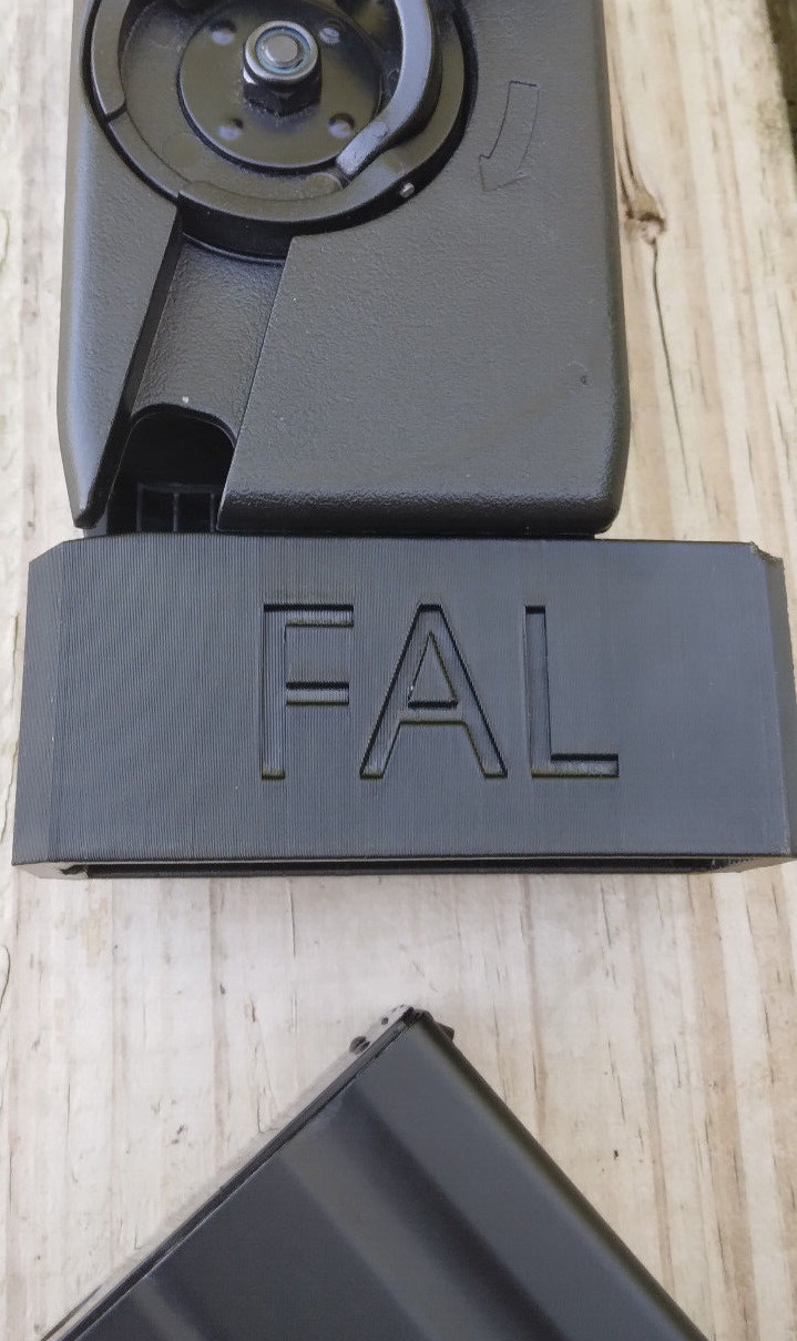 Airsoft FAL AEG Odin Speedloader Adapter (Black)
