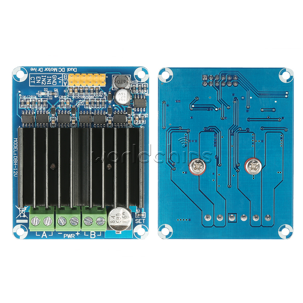 30A Motor Drive 5V-15V Dual channel H bridge Module Controller DHB-01A