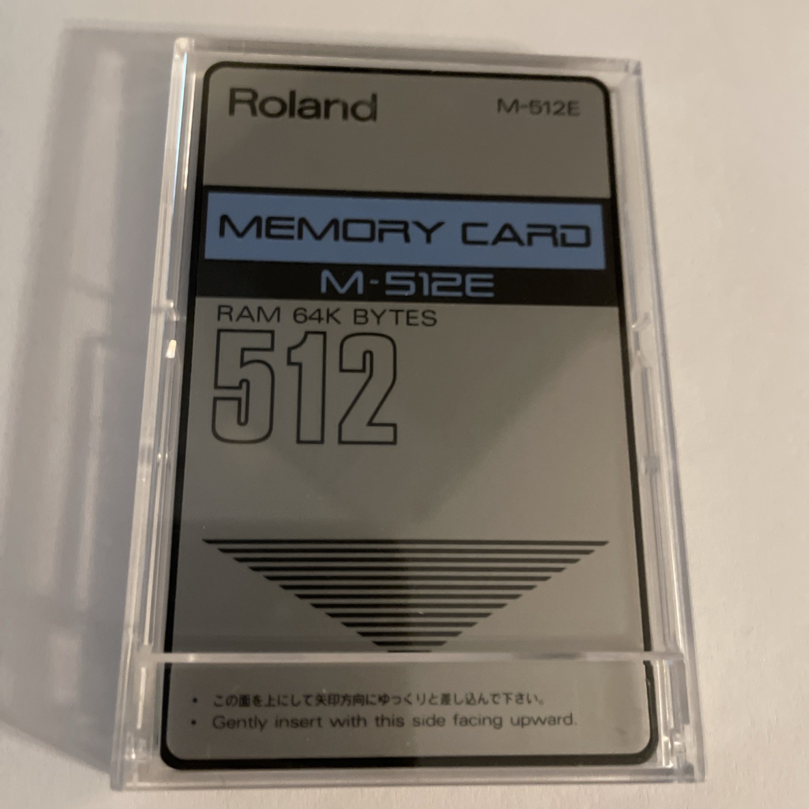 Roland M-512E Memory Card with Box and Instructions
