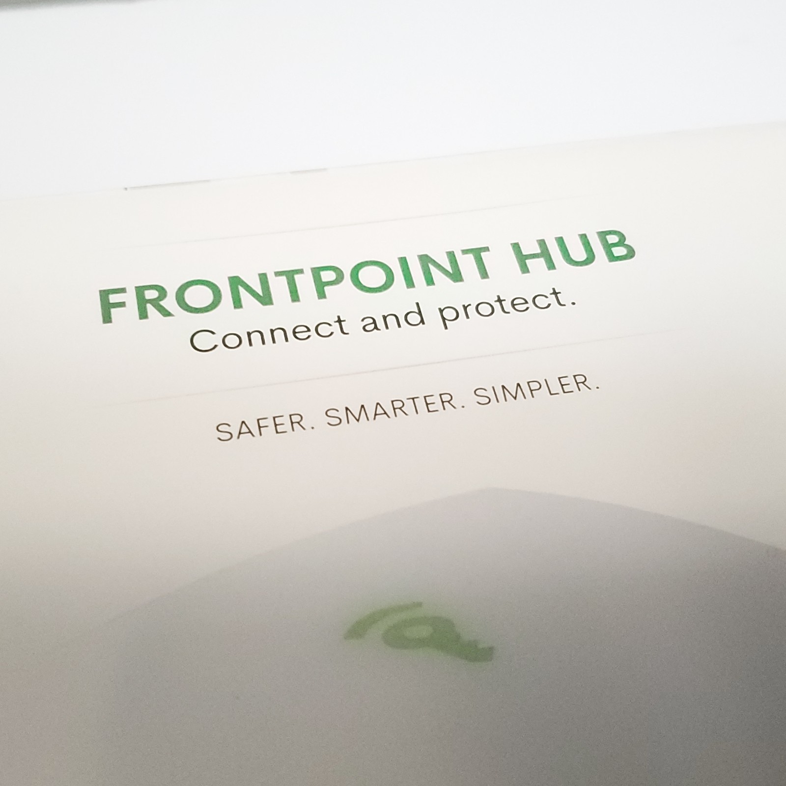 Frontpoint FPHUB3 Home Security System Hub with Power Supply New Open Box