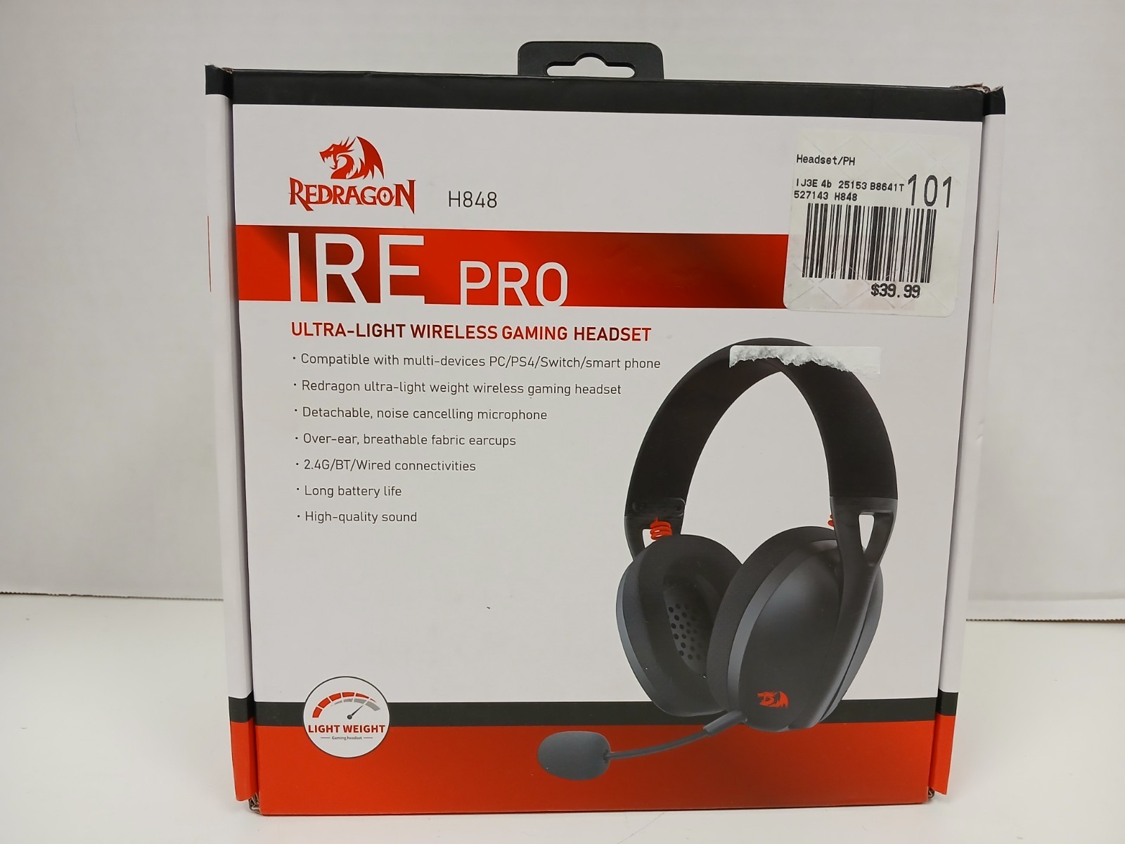 Redragon IRE Pro H848 Wireless Gaming Headset