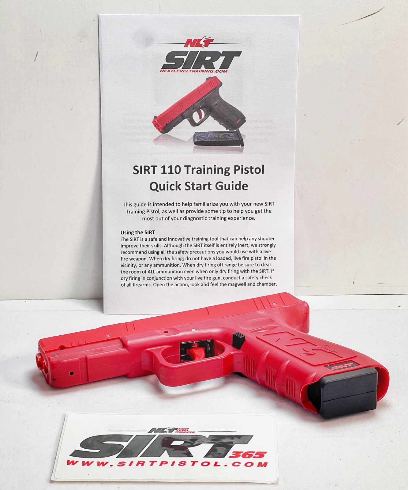 FBI Pro 110 SIRT Trainer Pistol Rare! Steel Slide, Green Laser, Red Laser