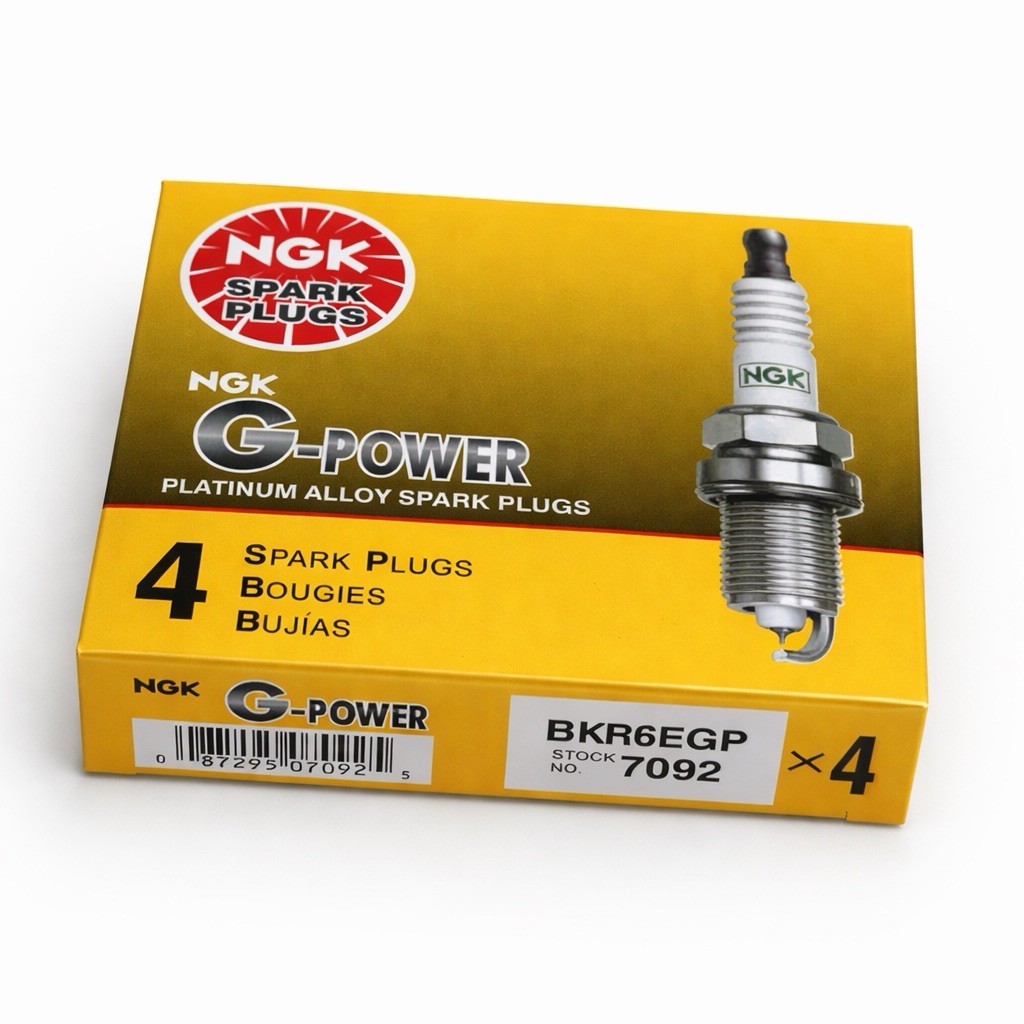 4 Pack NGK 7092 G-Power Spark Plugs BKR6EGP for Toyota Subaru GM Honda