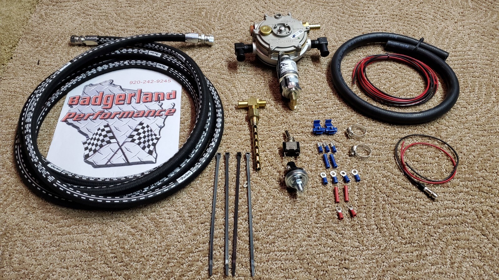 DIESEL  PROPANE  INJECTION KIT 4 OR 6 CYLINDER ENGINES--VW TDI WITH 11' OF  HOSE