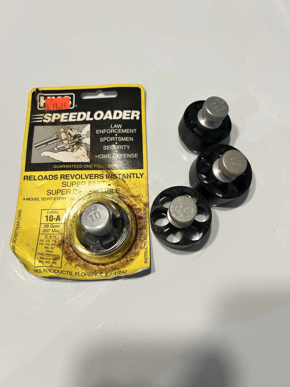 HKS 586 Speedloader 6 Shot .38/.357 for S&W 586 686 581 681 Ruger GP100 Lot