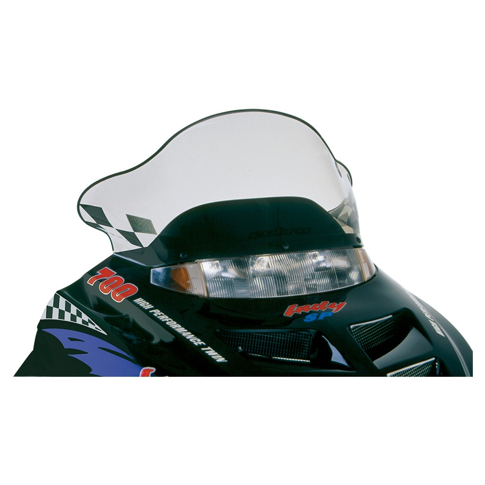 Powermadd Cobra Windshield - 15in. - Tint/Black Checks - 10123010