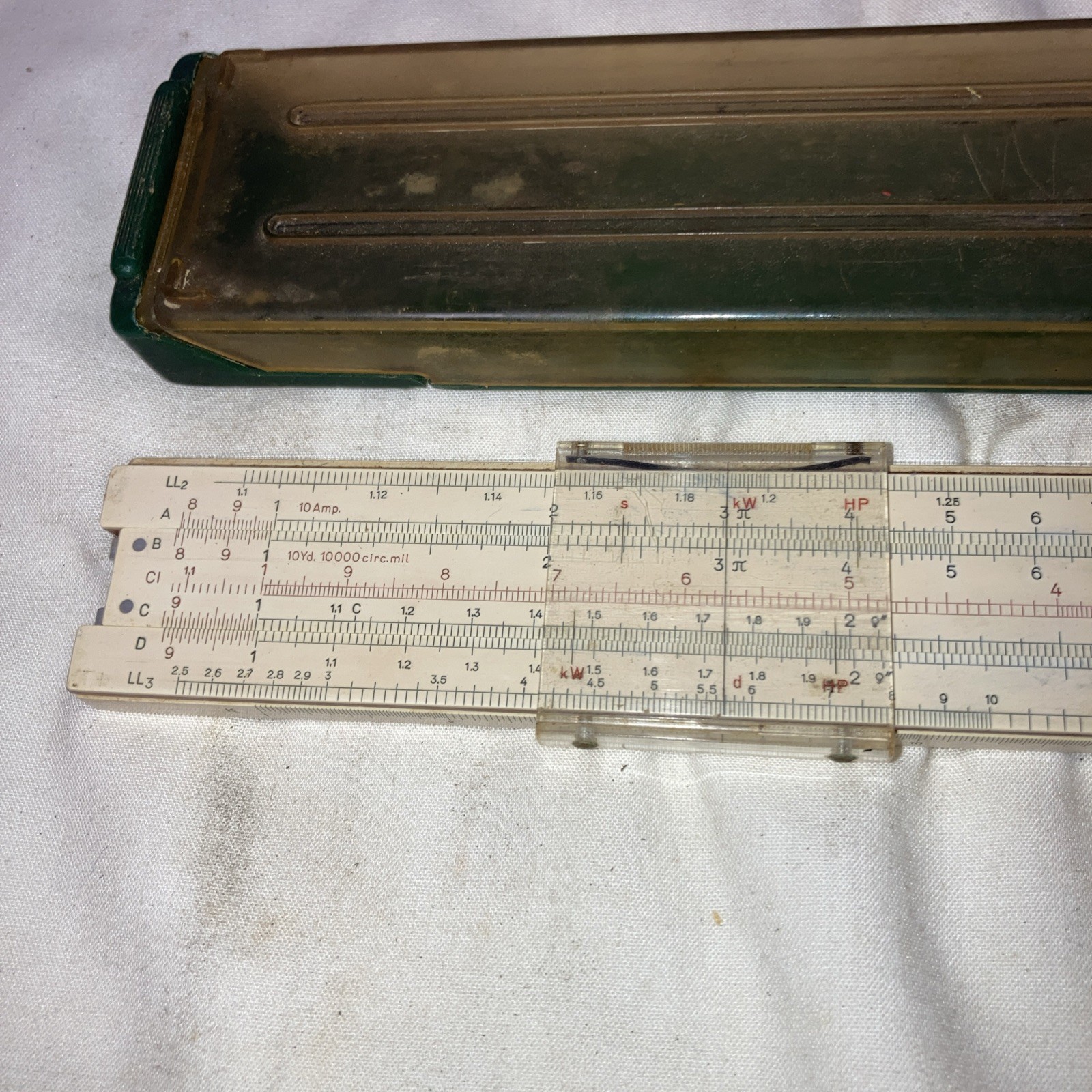 Faber-Castell 1 / 98 Slide rule in case