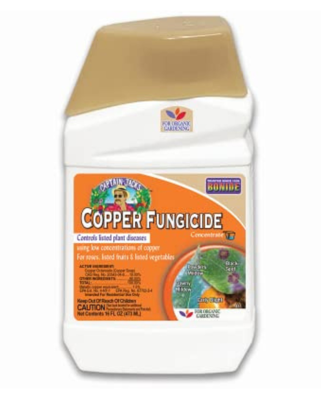 Organic Bonide Captain Jack's Liquid Copper Fungicide 16oz