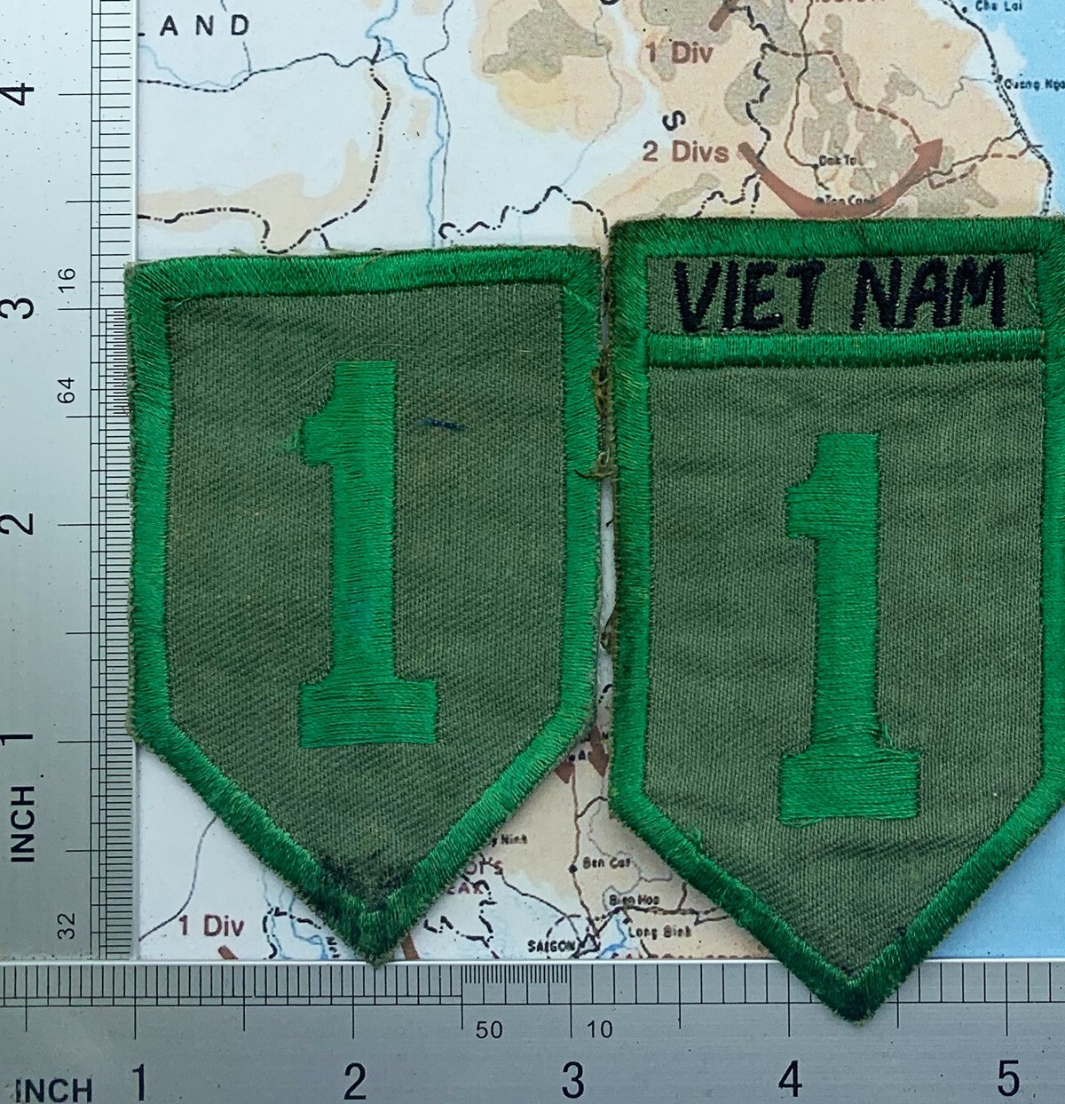 1 plus 1 , patch , US 1st INFANTRY DIVISION , BLACK OPS RECON , T9-813