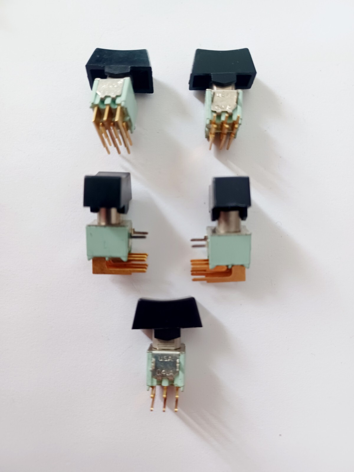 Lot of 5* Alco TT21 Toggle Switch 0.4VA 20VDC Mini Toggle Button Selector USA