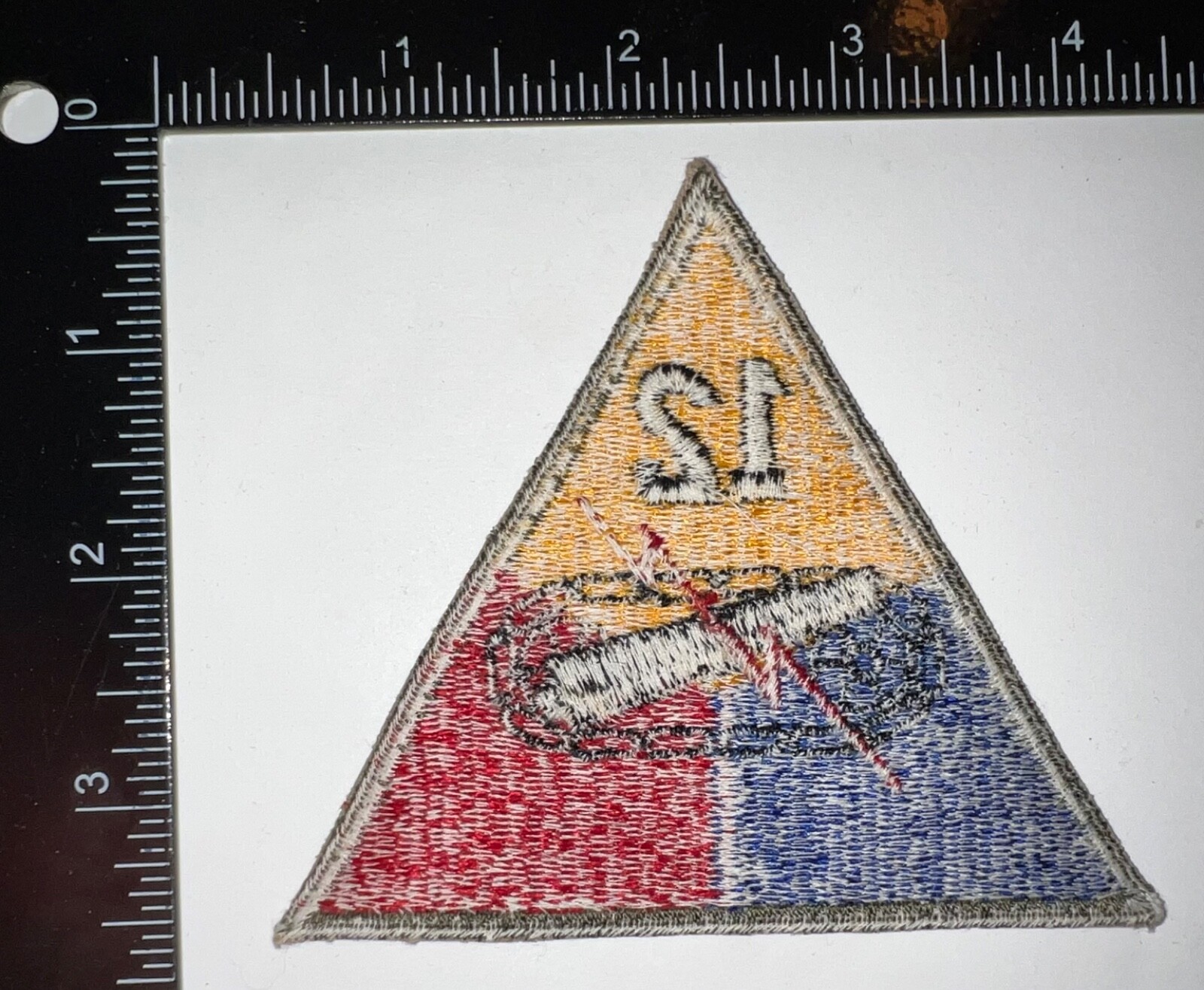 WWII US Army 12th Armored Armor Division Tank Patch