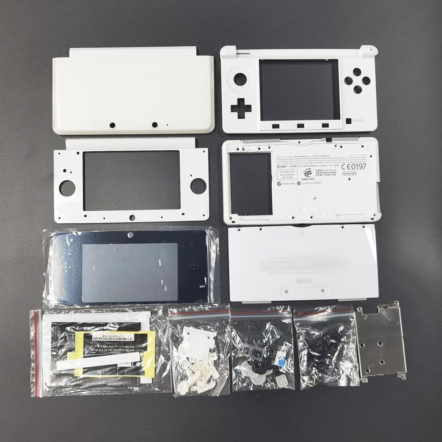 Full Housing Shell Replacement for Nintendo 3DS Blue 6 Colors