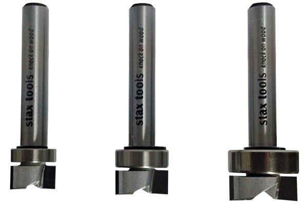 STaXTOOL Straight Router Bit with Guide Bearing