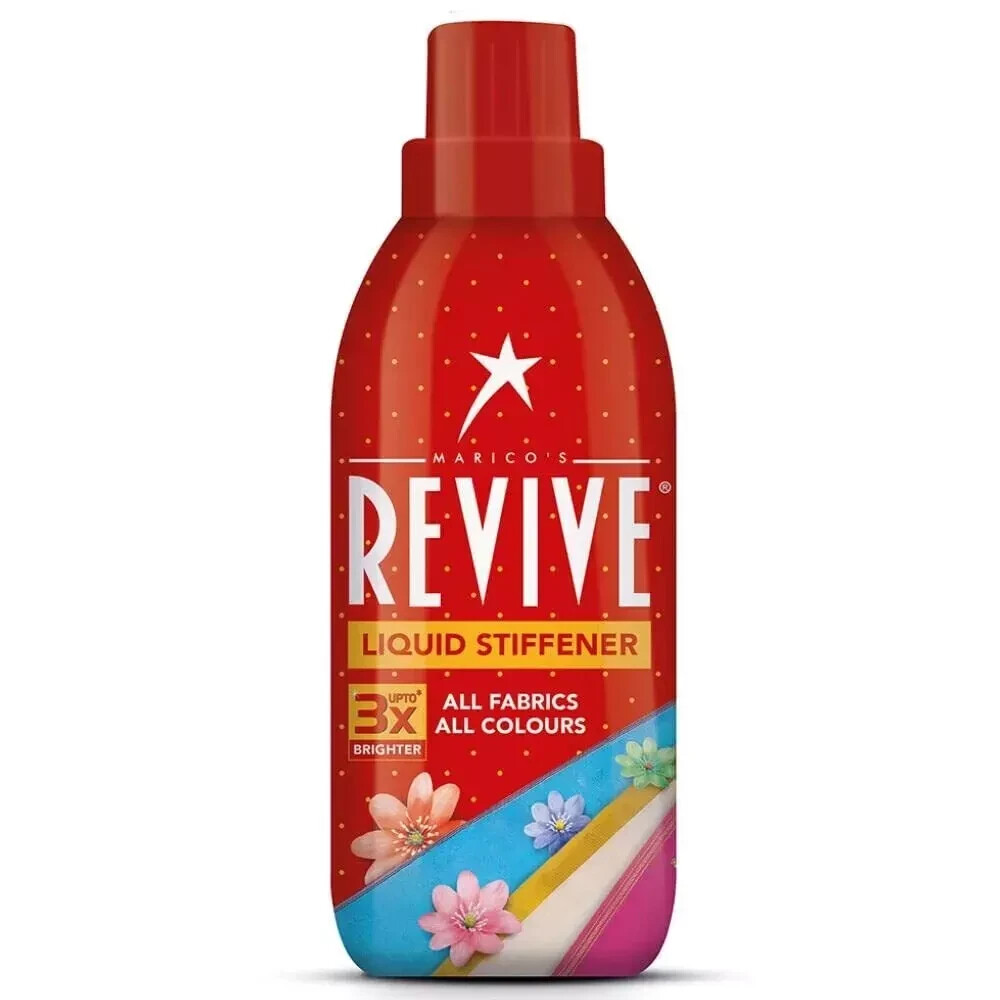 Revive Stiffener For All Fabrics Textiles 95ml Wash in Color Restorer White New