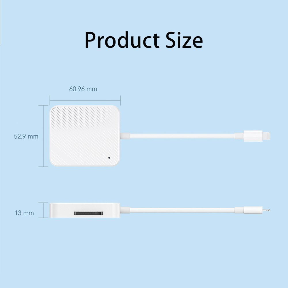Portable 4 in 1 USB-C SmartMedia M2 SD XD Card Reader Adapter For iPhone Android
