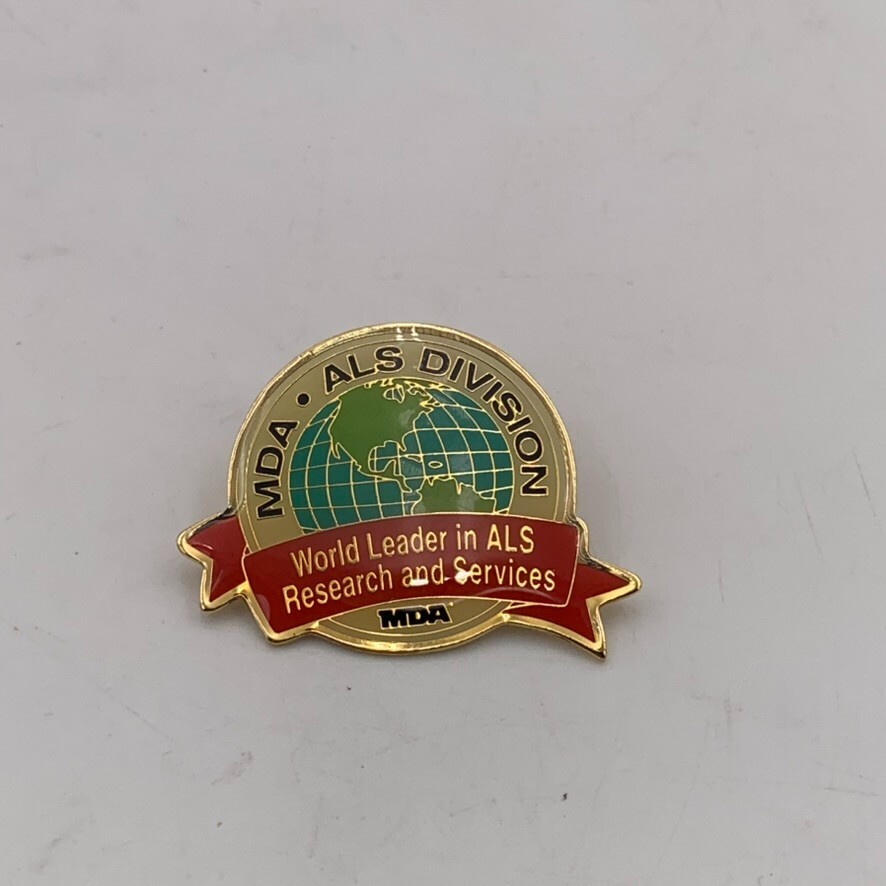 VTG MDA ALS Division Harley Davidson Motorcycle Riders Club Pin Badge Enamel
