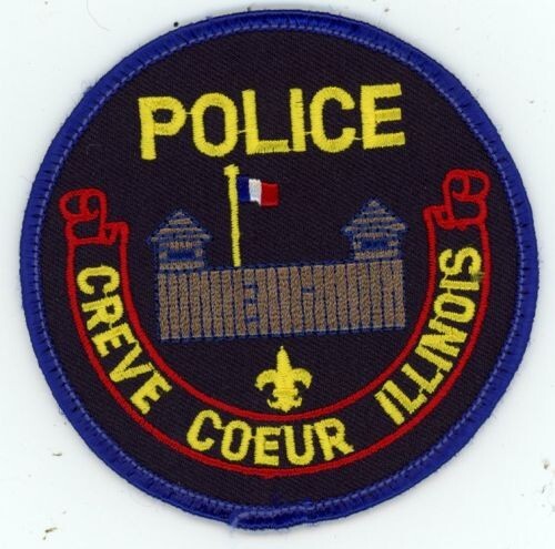 ILLINOIS IL CREVE COEUR POLICE NICE SHOULDER PATCH SHERIFF