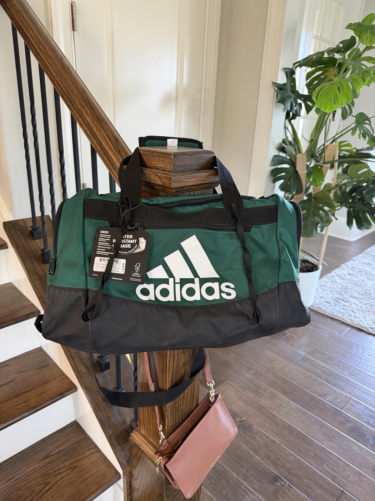 Adidas Defender IV Water Resisted Base Duffel Athletic Sports Gym Travel Bag