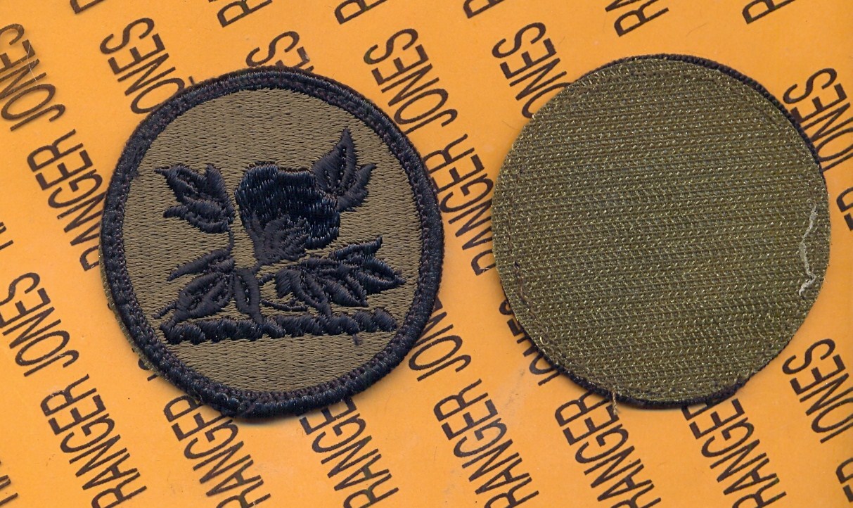 US Army Alabama Army National Guard ARNG OD Green & Black patch m/e