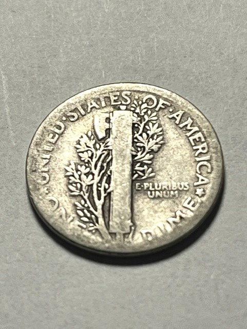 1921-P Mercury Dime/Silver/G #4636
