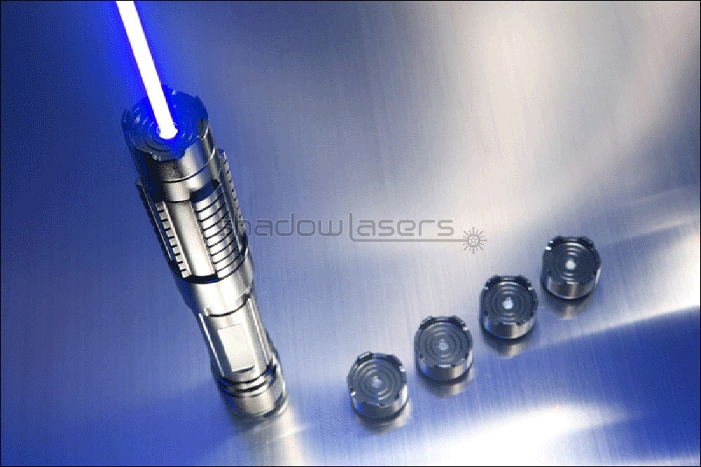 BX6 450nm Adjustable Focus Blue Laser Pointer & Battery&Charger&Goggles& 5 Stars