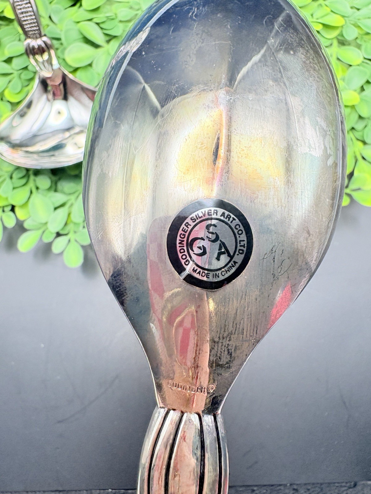 Godinger Silverplated Fancy Turkey Cornucopia Design Spoon Serving Set
