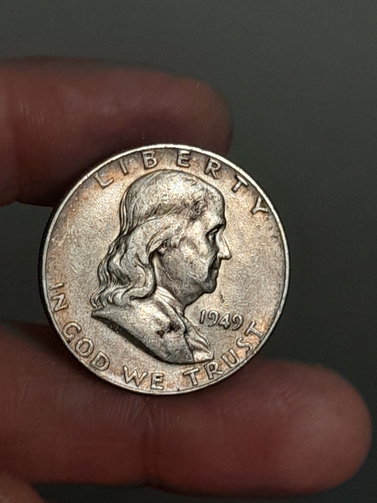 1949- P Franklin Half Dollar #8