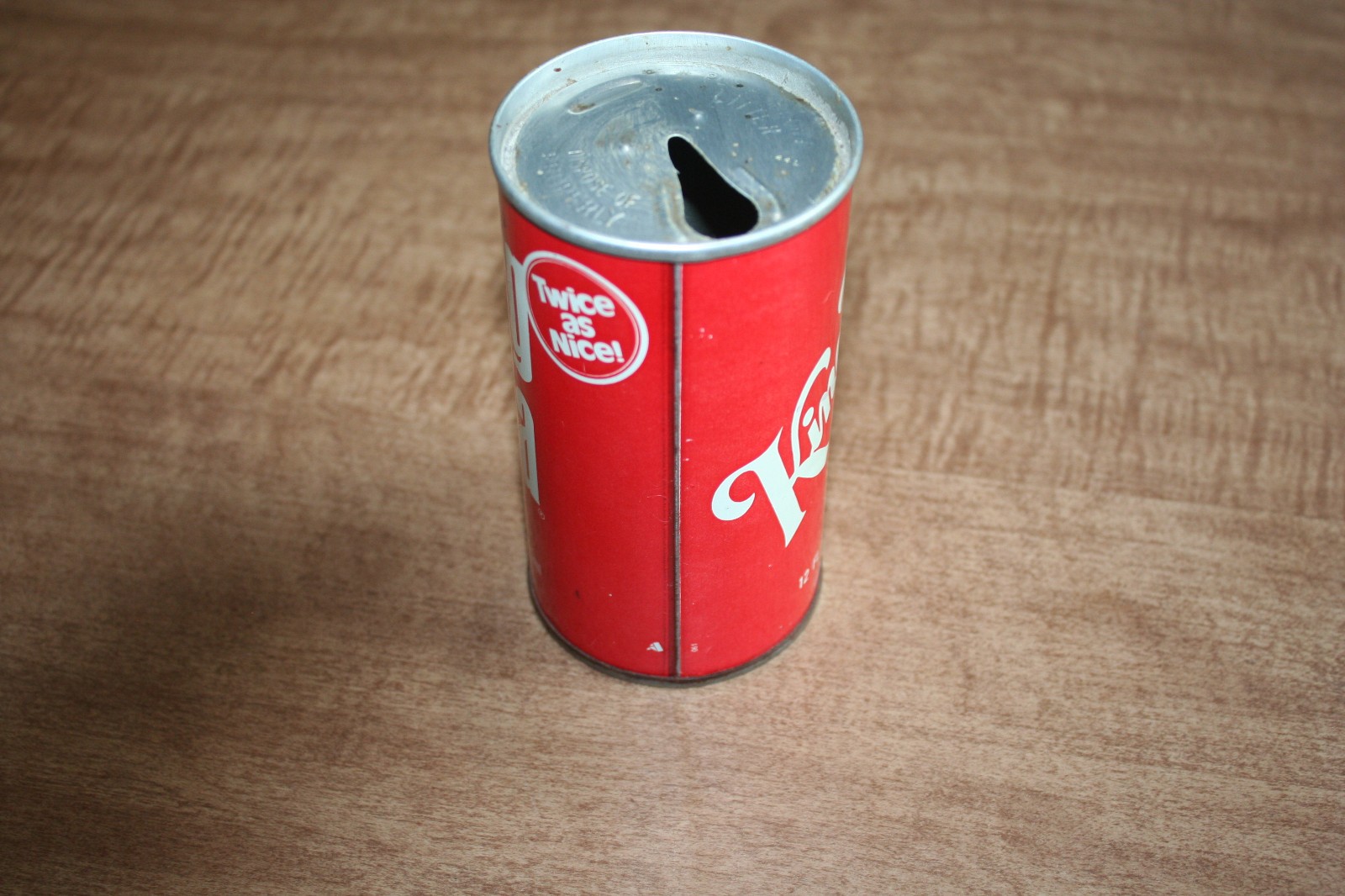 Vintage King Cola Empty 12 Ounce Steel Pull Tab Can Opened See Pix!!
