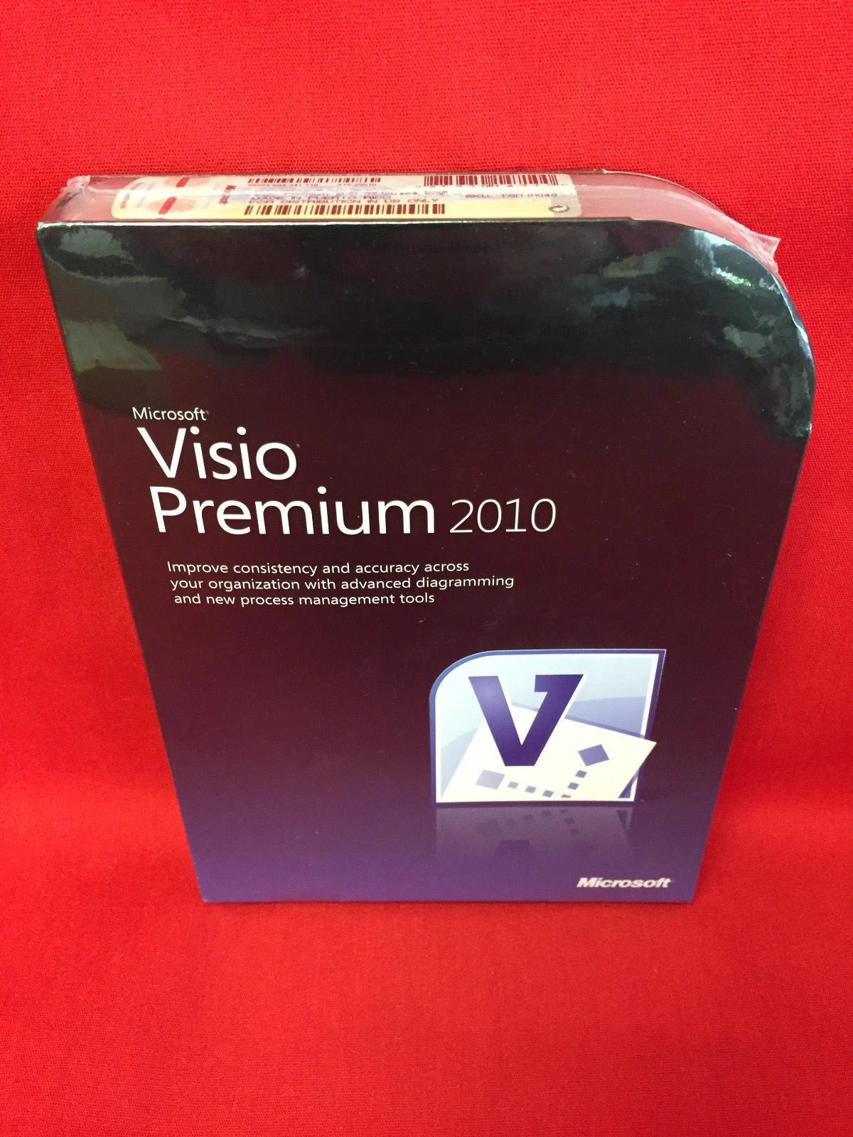 Microsoft Visio Professional 2010 Full Version w/ 2 Product Keys License DVD
