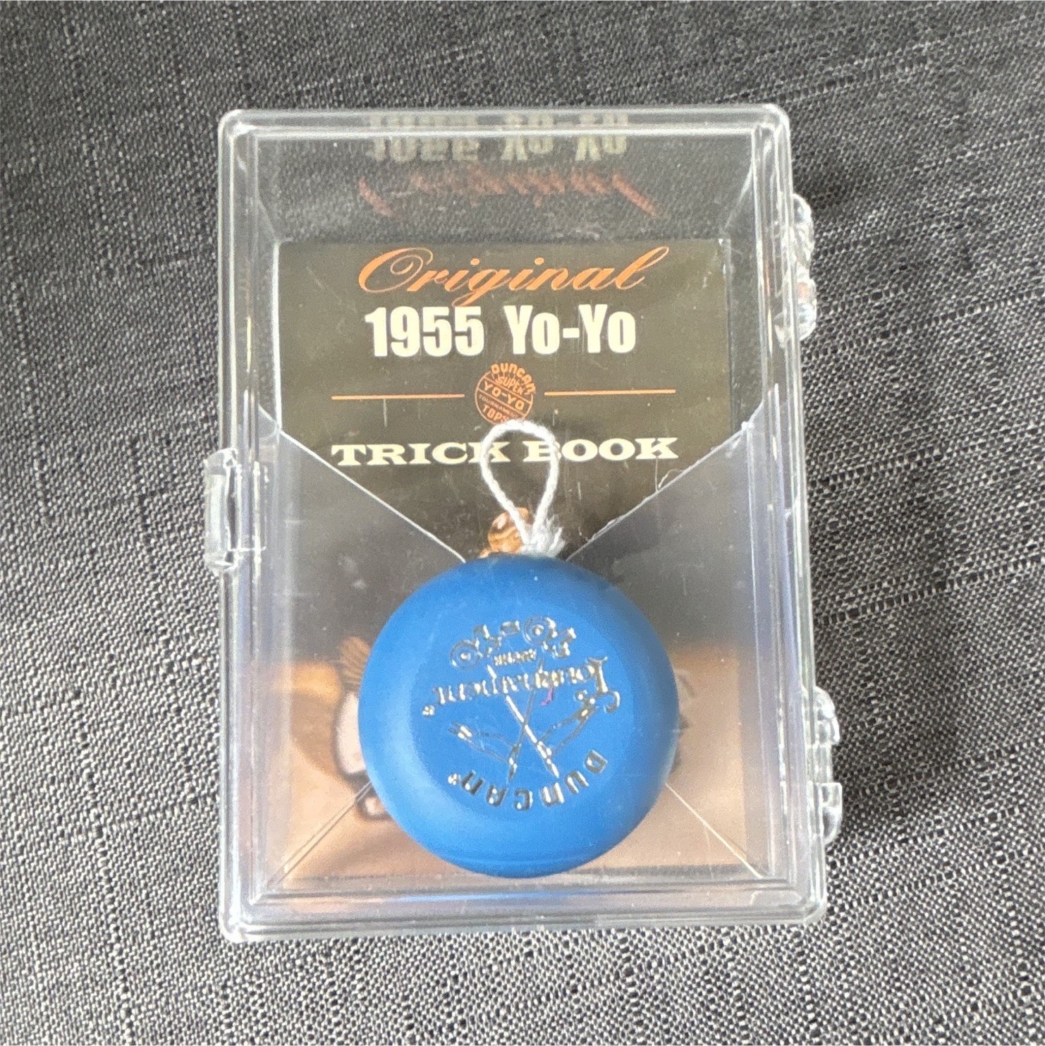 Duncan Original 1955 Yo-Yo 3600XF X-Flag Blue w/ Trick Book Ages 8+