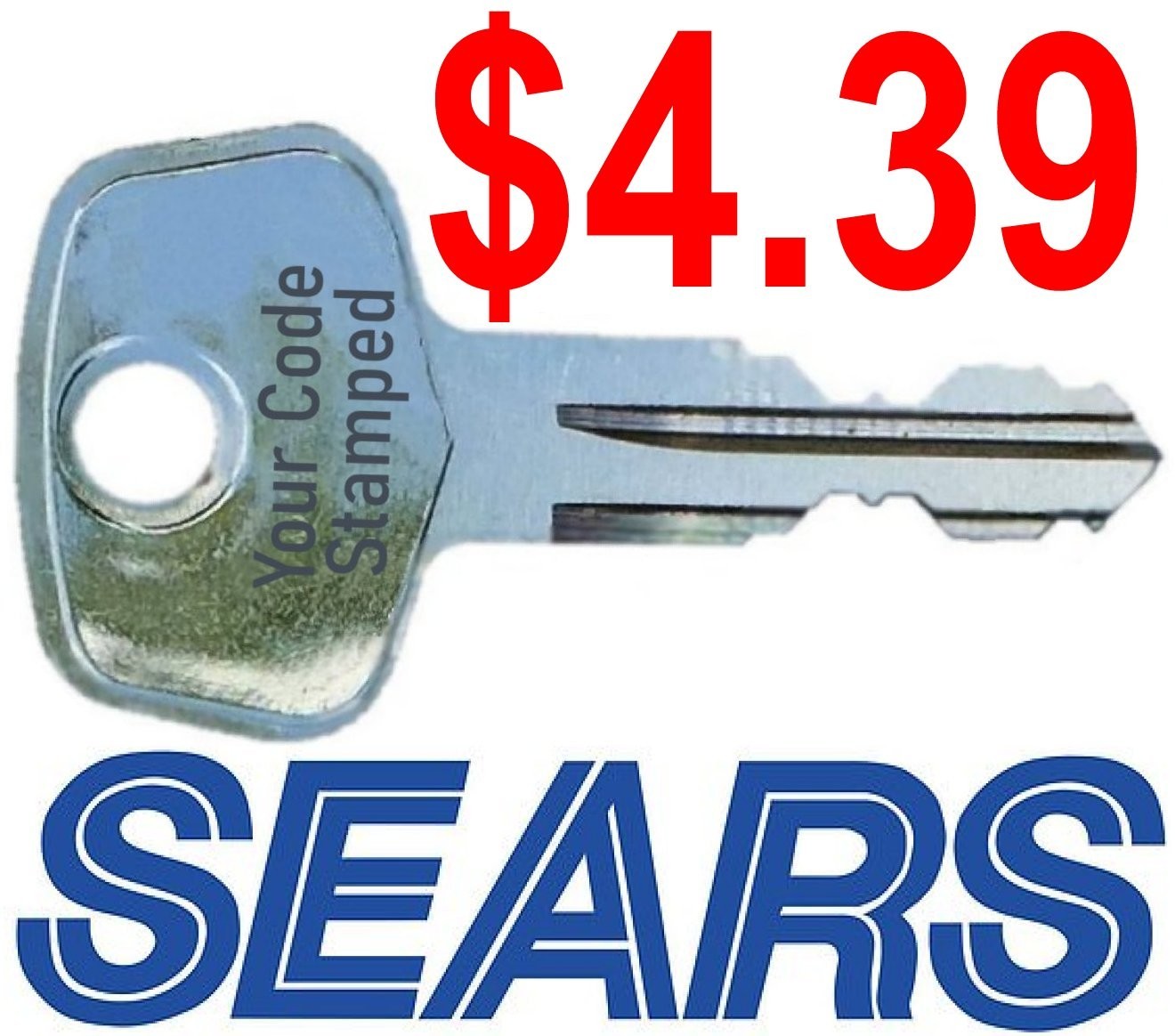 SEARS Replacement Key X-cargo Roof Rack Karrite Ski Carrier Skyline Sportrack XL