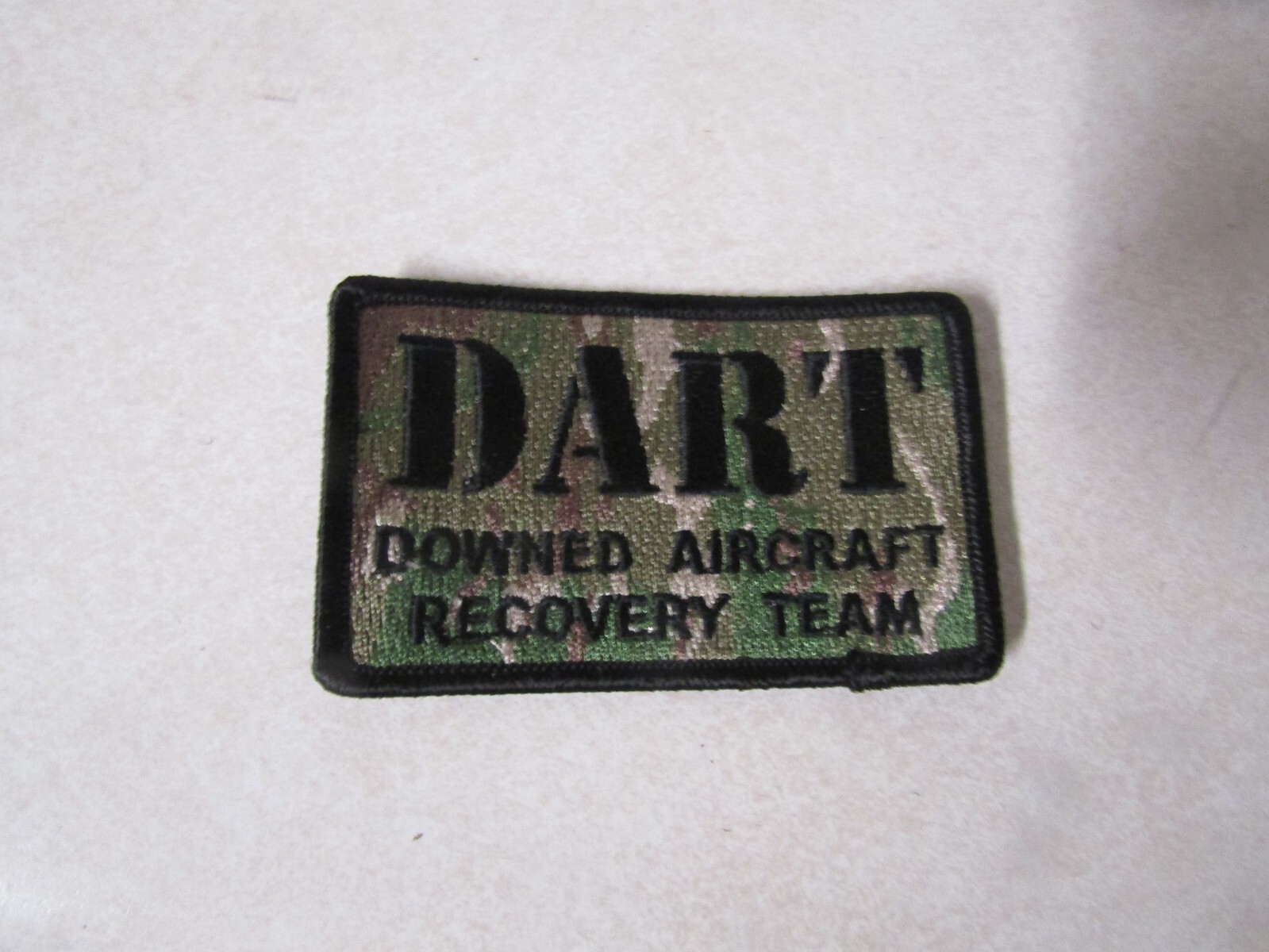 MILITARY PATCH SEW ON DART DOWNED AIRCRAFT RECOVERY TEAM