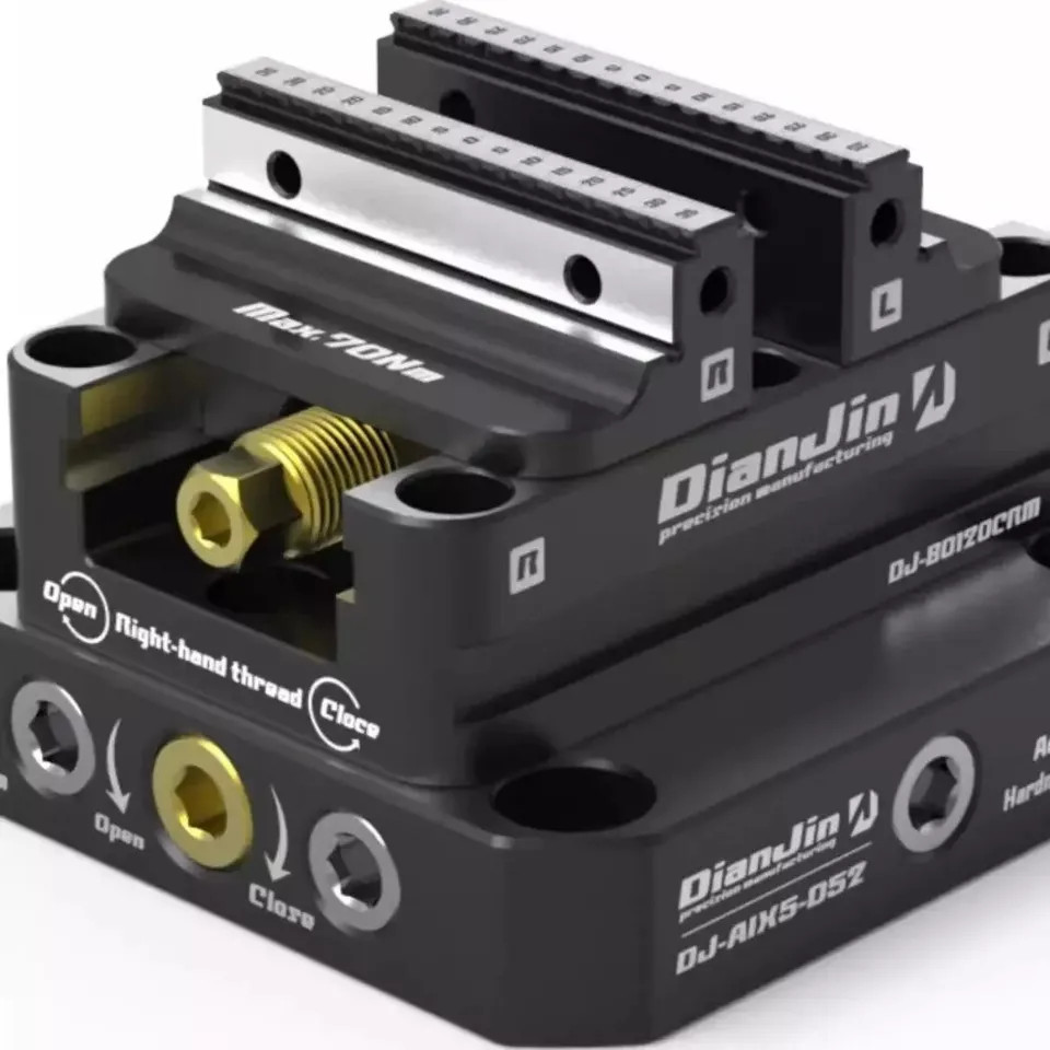 Four and Five-axis Fixture Self-centering Vise Zero-point Quick-change Four-axis